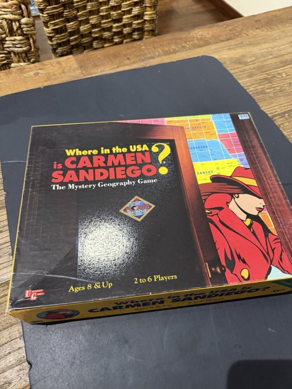 Where in the USA Is Carmen Sandiego? Mystery Geography Board Game Complete 1993